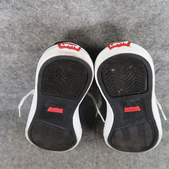 Levis Shoes Womens 8.5 Sneakers Slip On Casual Canvas Comfort Tech Black Flats - Picture 12 of 14